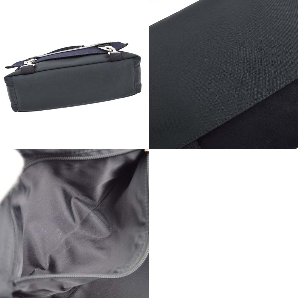 Chanel Nylon Sport Line Flap Wool Messenger Bag Black - Picture 4 of 4